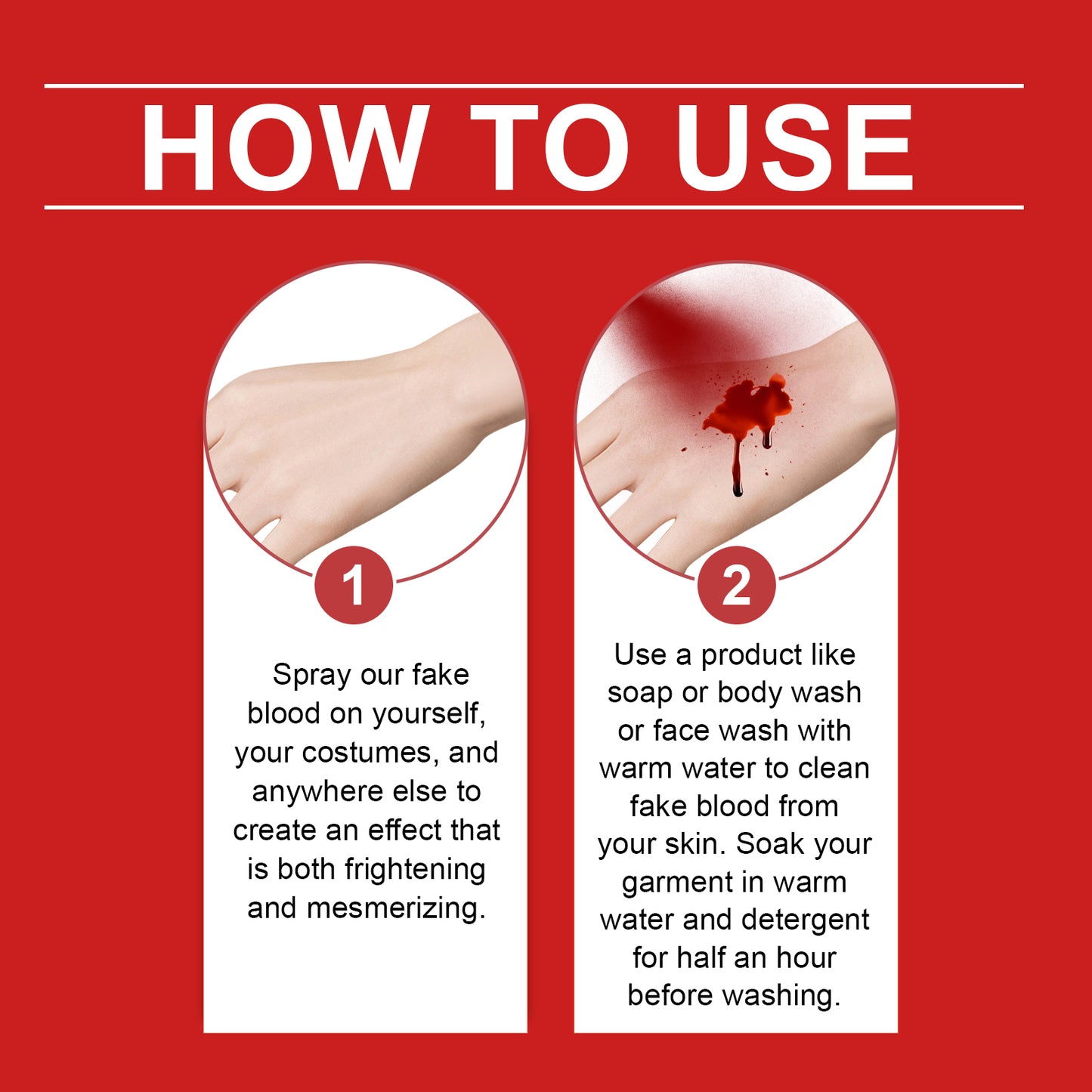 Spray Effet Sang – Faux Sang Réaliste pour Maquillage