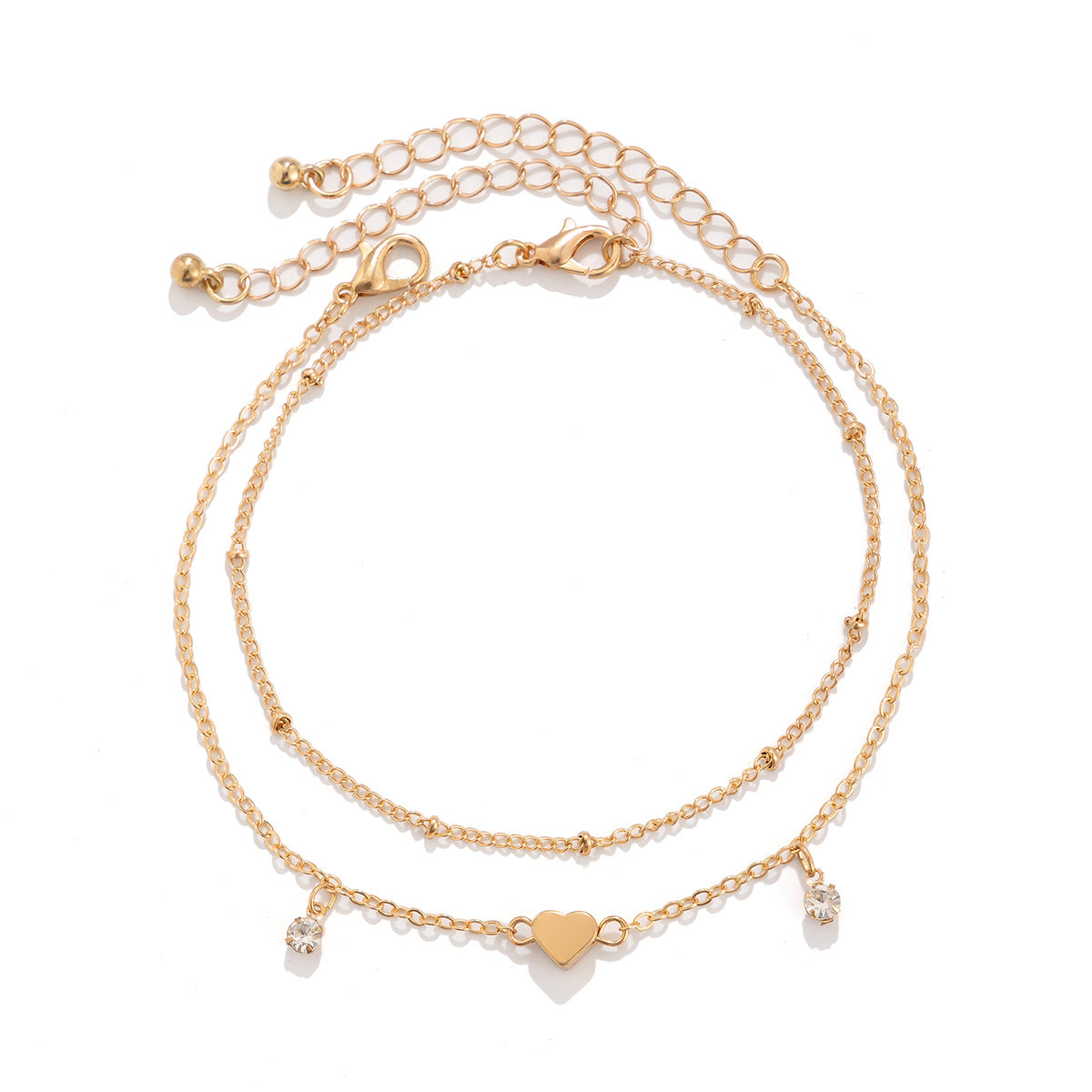 Bracelet de Cheville Plage – Perles, Étoiles & Charms Océan