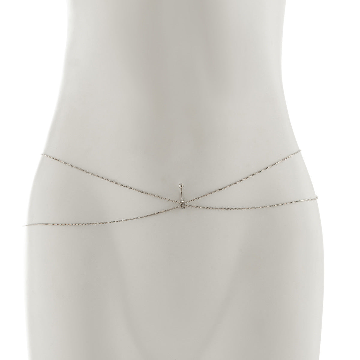 Chaîne de Taille Double Rang – Bijou de Corps Métal Fin & Élégant