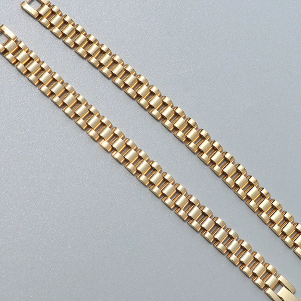 Bracelet Chaîne – Acier Titane & Design Urbain