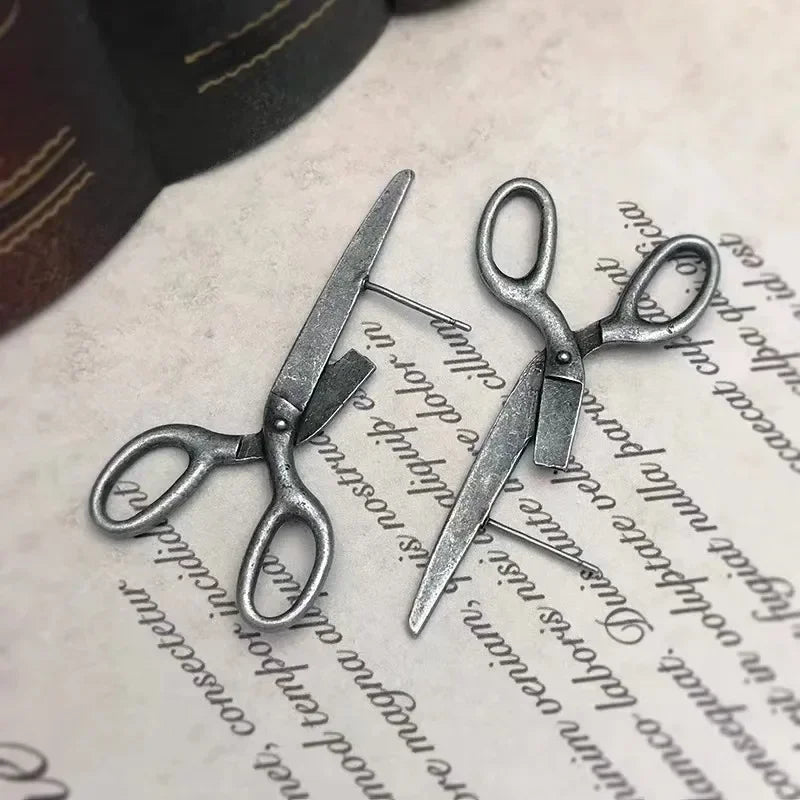 Boucles d’Oreilles Ciseaux Vintage