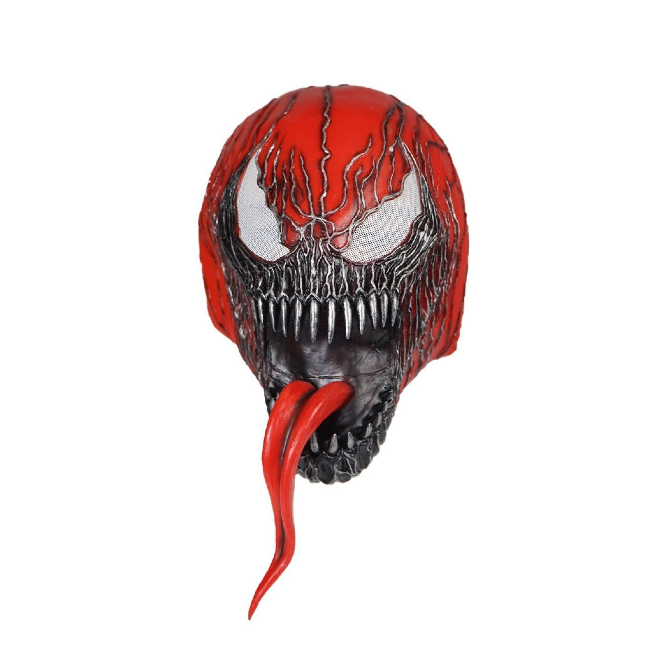 Masque Latex Venom – Effet Réaliste, Langue Longue & Dents Agressives ️