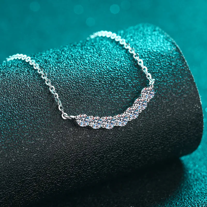 Collier Moissanite 1,4 Carat – Éclat Diamant & Argent 925