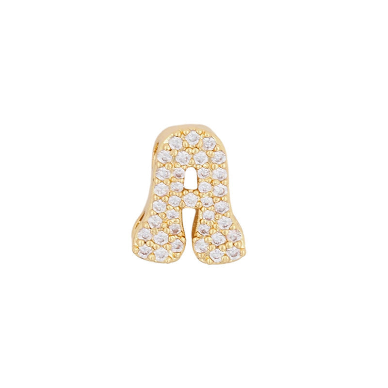 Pendentif Lettre Doré – Bijou Initiale Personnalisé A à Z