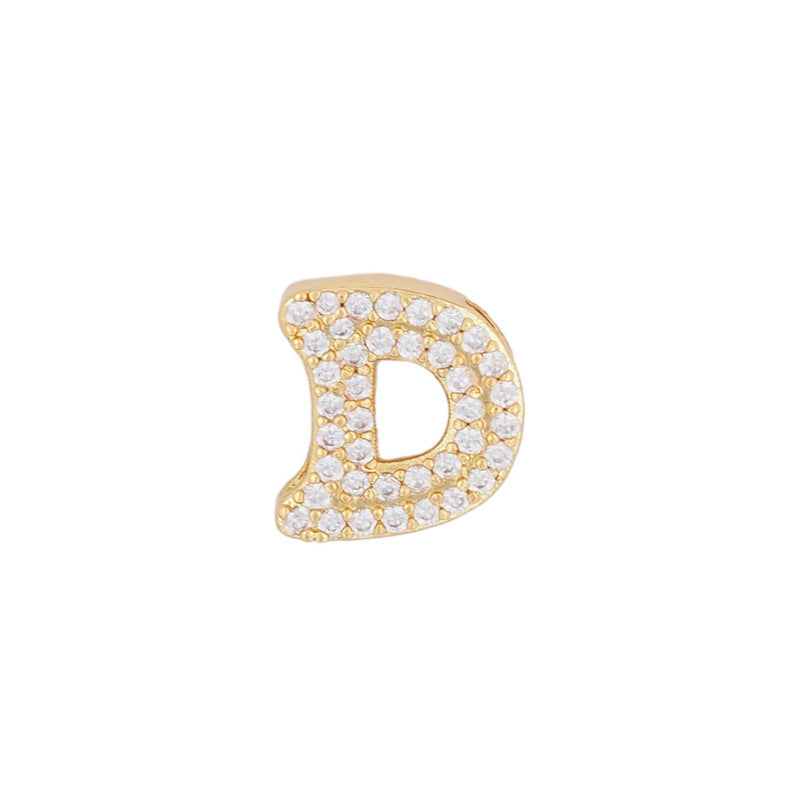 Pendentif Lettre Doré – Bijou Initiale Personnalisé A à Z