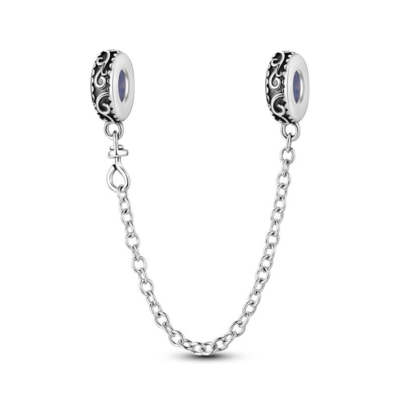 Chaine de sécurité & Charms Fleurs