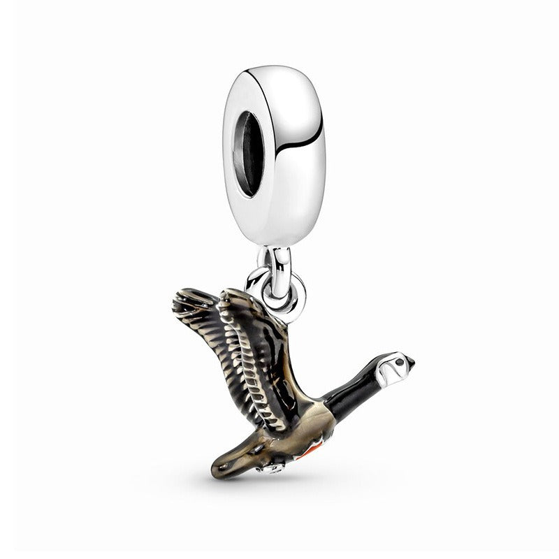 Pendentif Double Cœur & Moto & plus – Argent Sterling S925