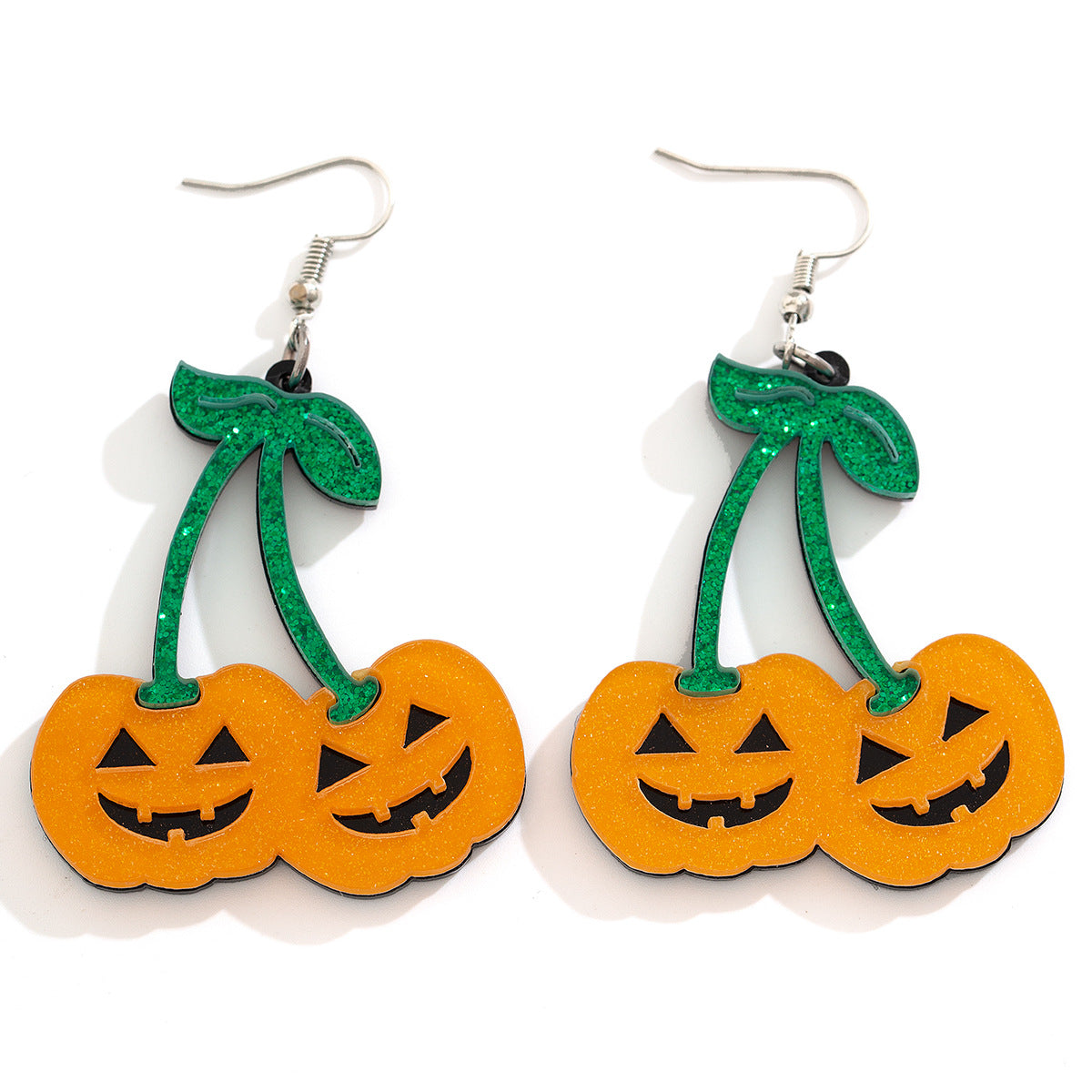 Boucles d’Oreilles Citrouilles Cerises