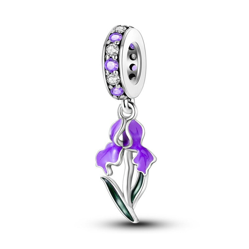 Chaine de sécurité & Charms Fleurs