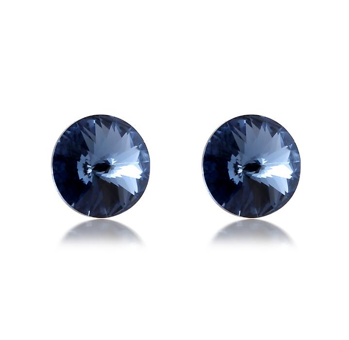 Boucles d’Oreilles Baffin – Cristaux Swarovski & Finition Argentée