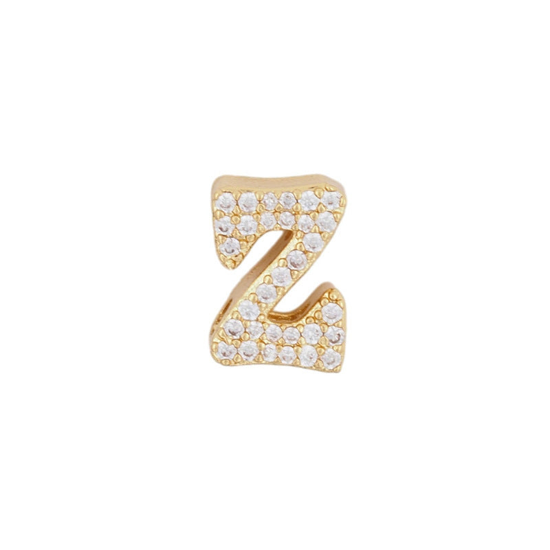 Pendentif Lettre Doré – Bijou Initiale Personnalisé A à Z