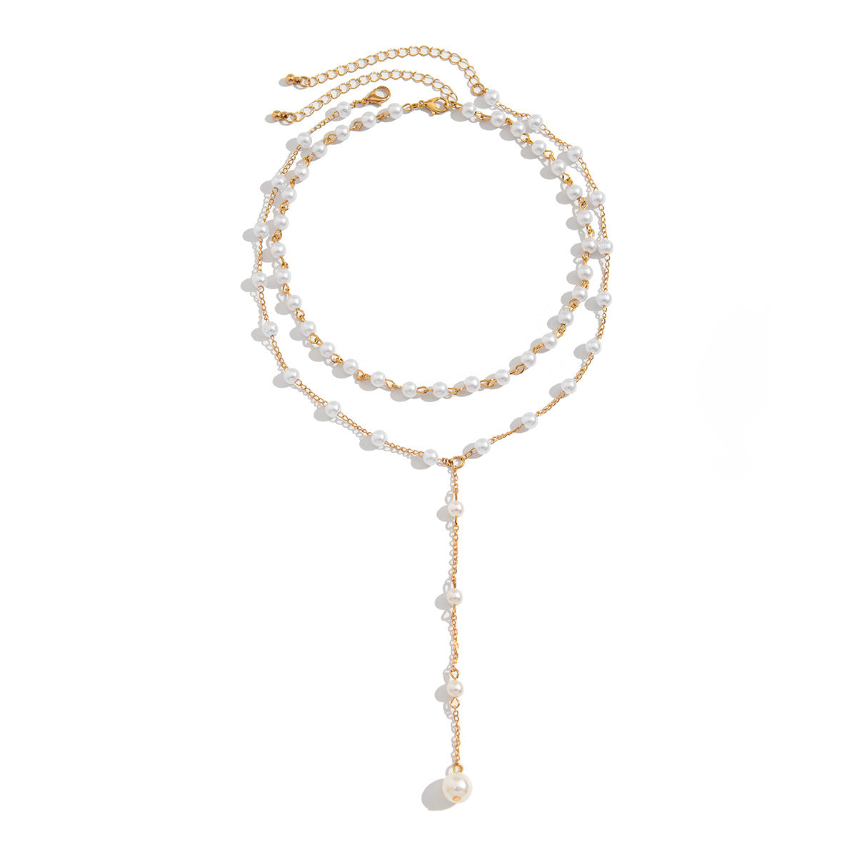 Collier Perlé Multi-Rangs – Élégance à la Française & Chaîne Ras-du-Cou