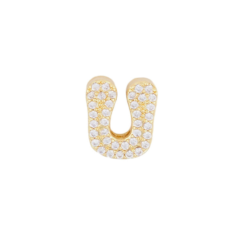 Pendentif Lettre Doré – Bijou Initiale Personnalisé A à Z