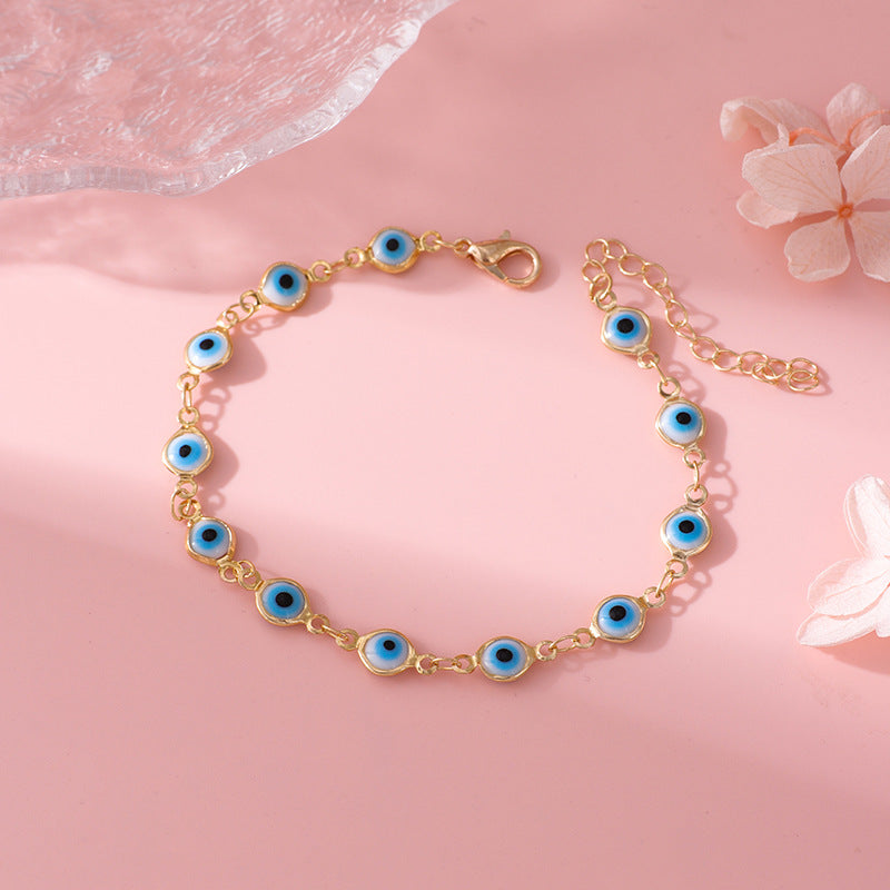 Bracelet Œil Protecteur – Énergie Positive & Style Tendance (plusieurs couleurs)