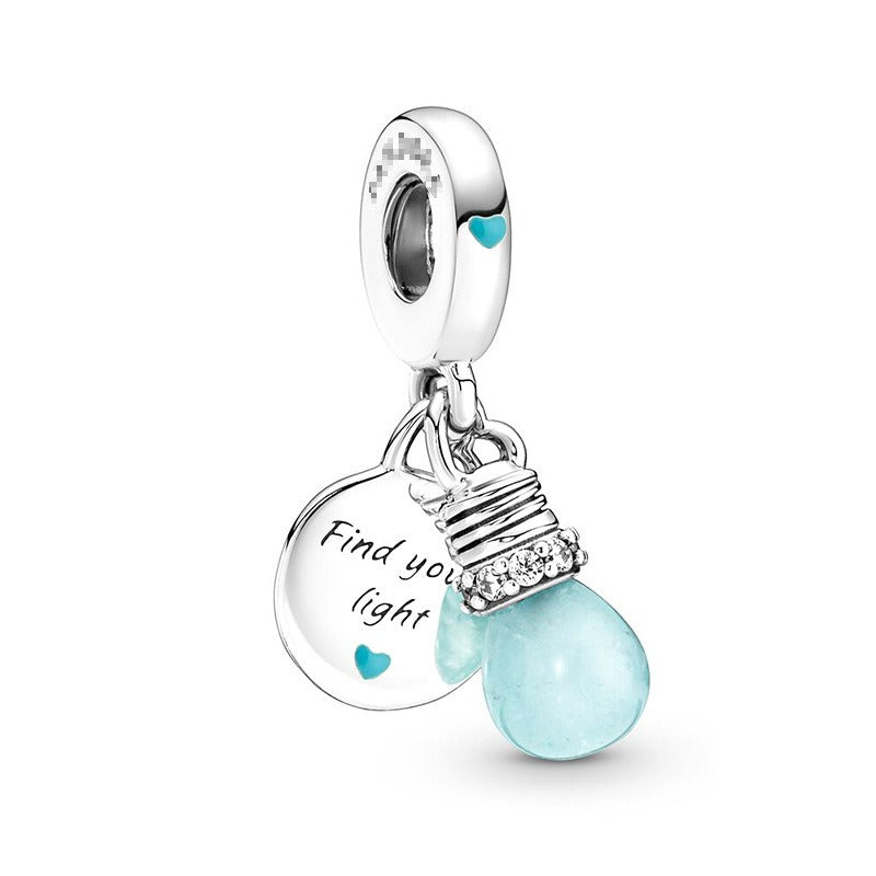 Pendentif Double Cœur & Moto & plus – Argent Sterling S925