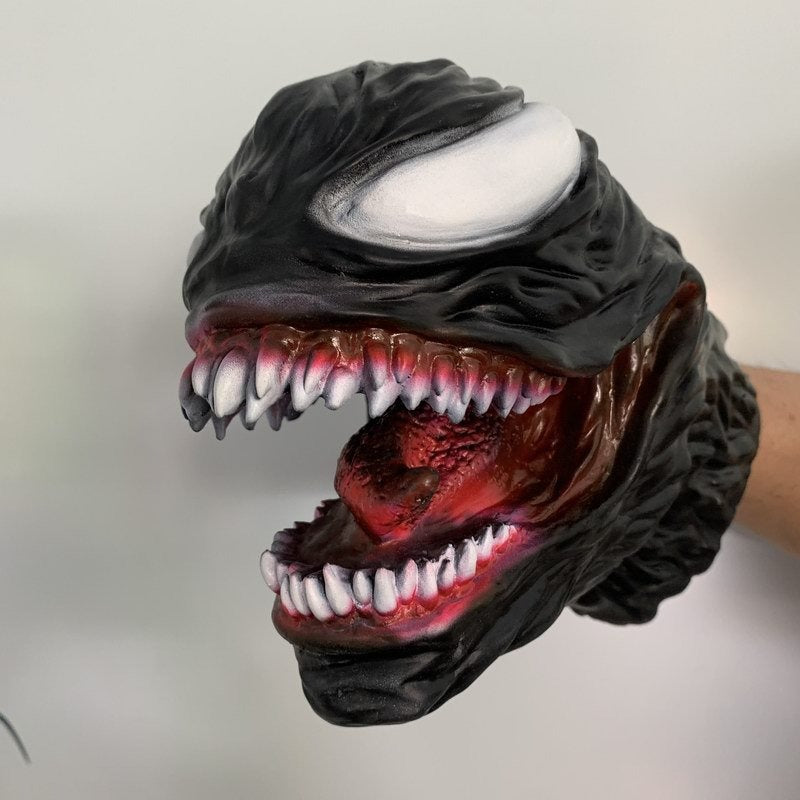 Masque Latex Venom – Effet Réaliste, Langue Longue & Dents Agressives ️