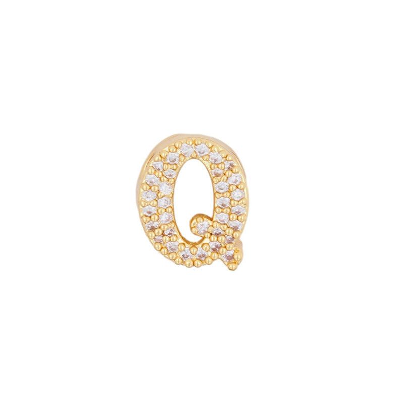 Pendentif Lettre Doré – Bijou Initiale Personnalisé A à Z