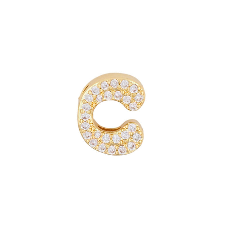 Pendentif Lettre Doré – Bijou Initiale Personnalisé A à Z