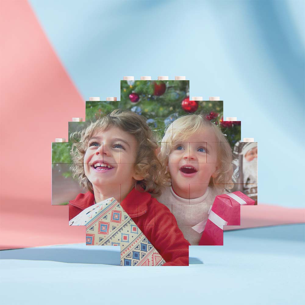 Custom photo brick puzzles with kids, made of PVC material, perfect gift for DIY lovers
