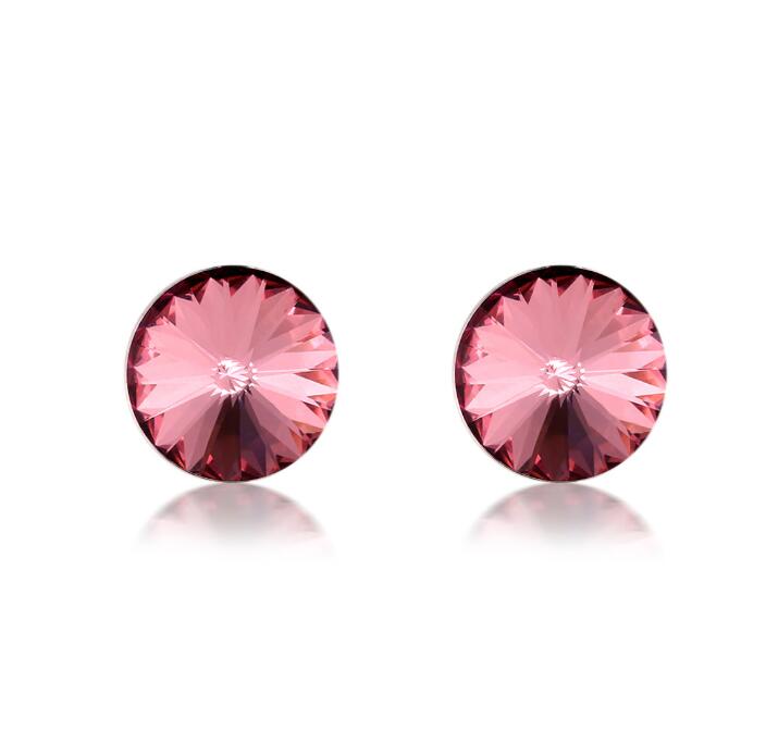 Boucles d’Oreilles Baffin – Cristaux Swarovski & Finition Argentée