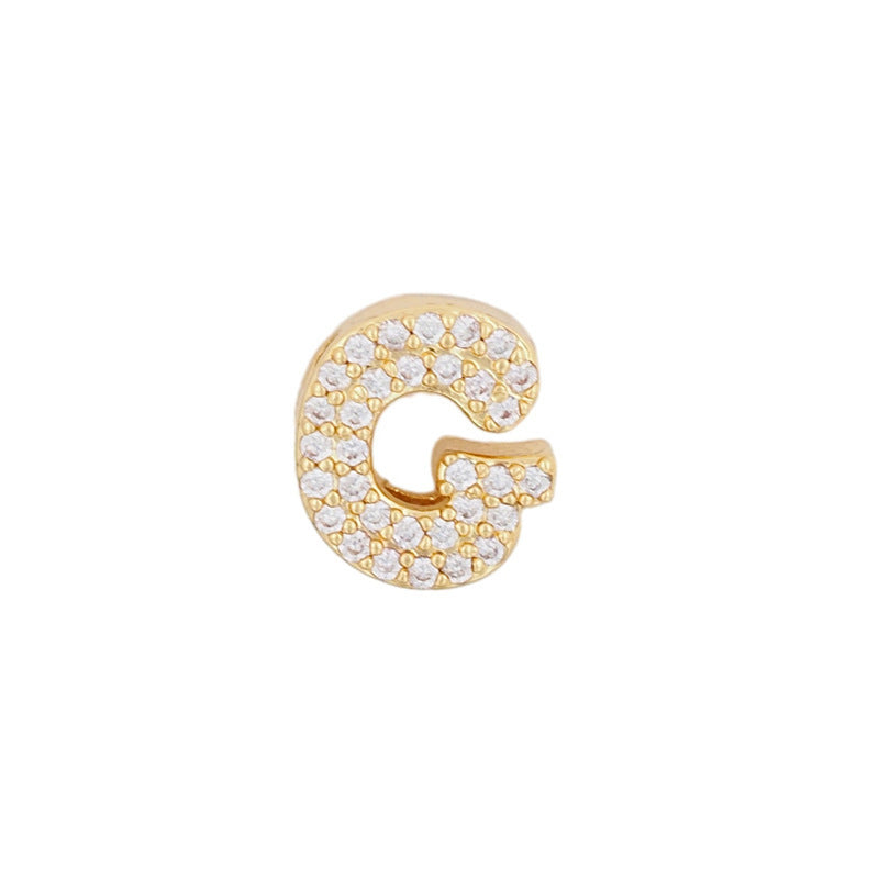 Pendentif Lettre Doré – Bijou Initiale Personnalisé A à Z