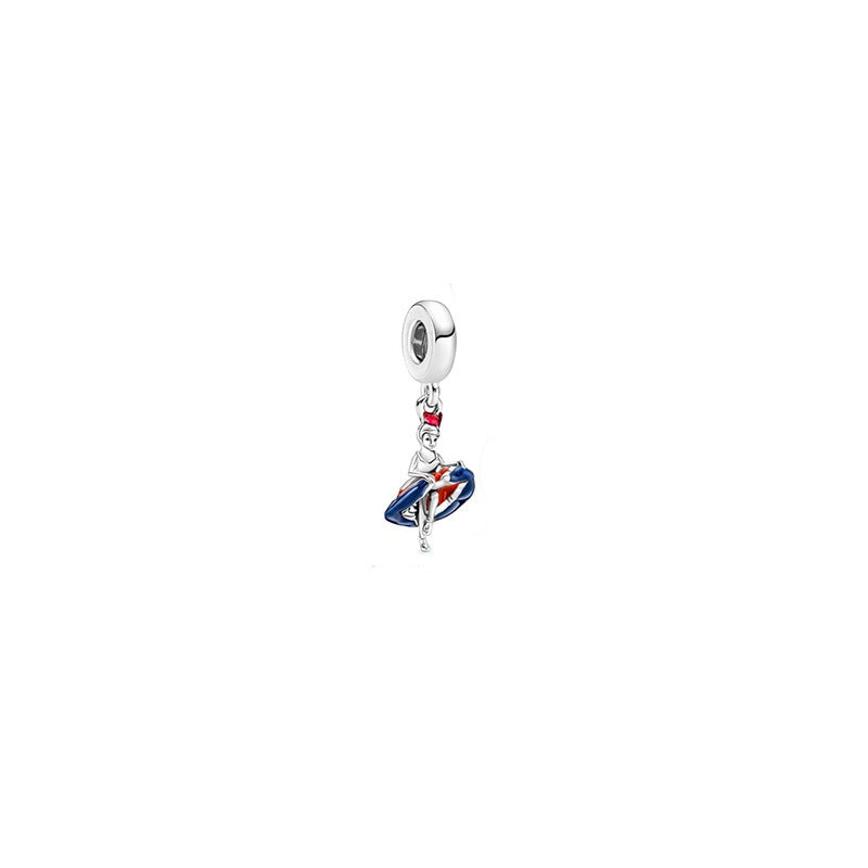 Pendentif Double Cœur & Moto & plus – Argent Sterling S925