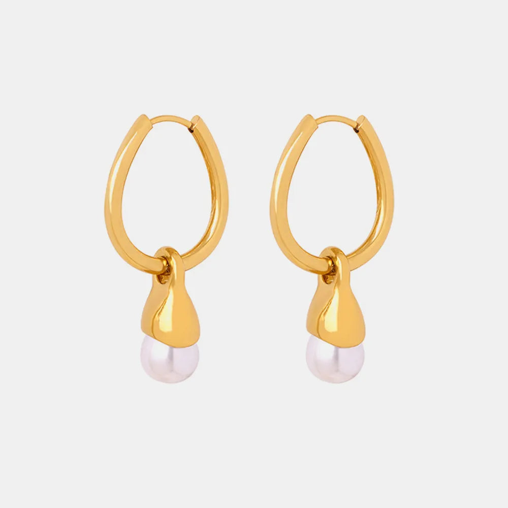 Boucles d’Oreilles Huggie – Acier Titane & Finition Brillante