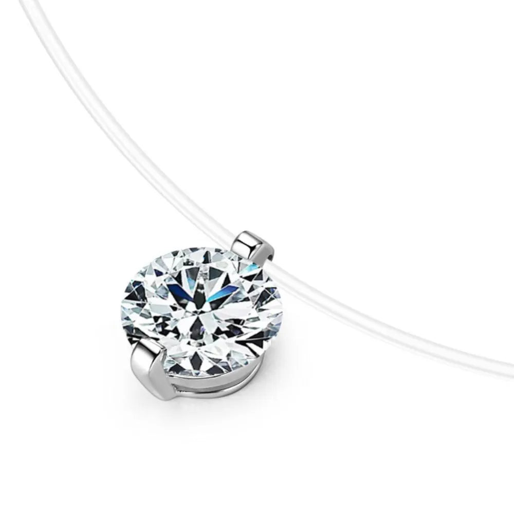 Collier Moissanite 1 Carat – Brillance Pure & Argent 925