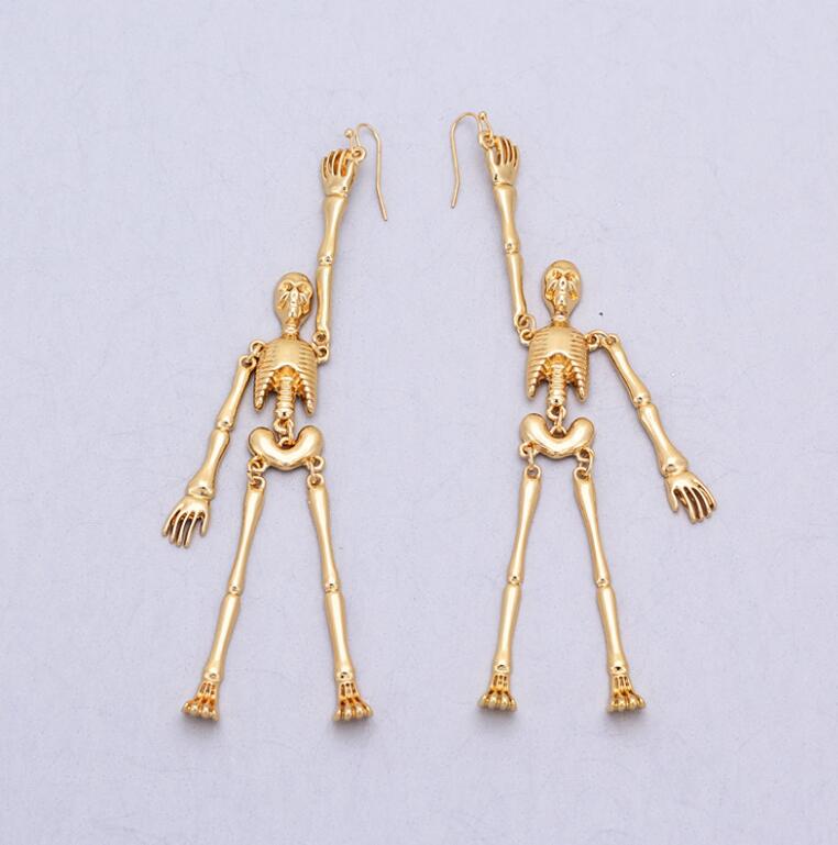 Boucles d’Oreilles Squelettes Articulées