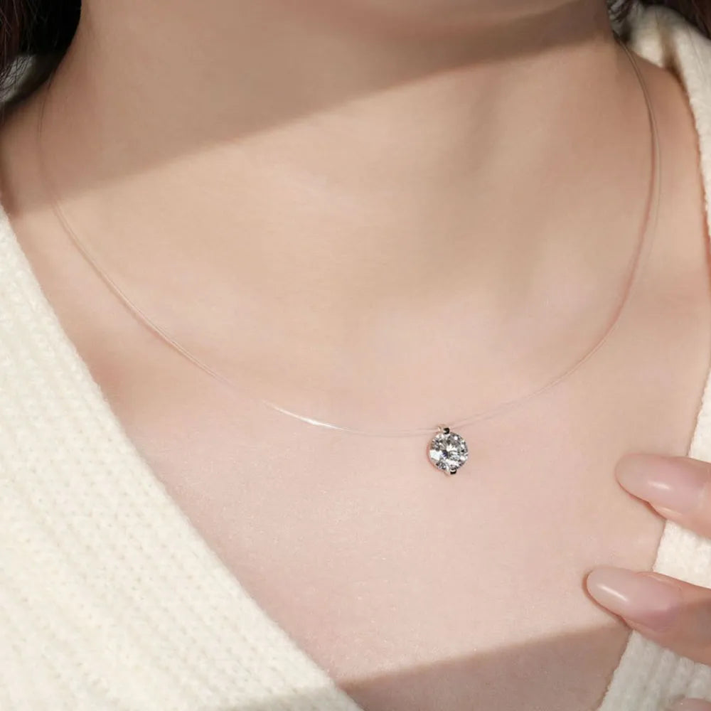 Collier Moissanite 1 Carat – Brillance Pure & Argent 925