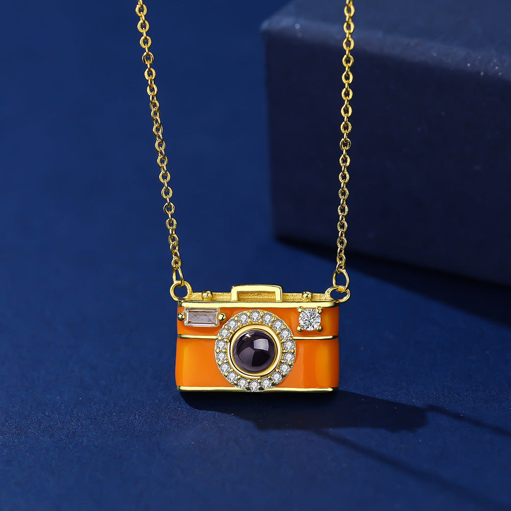 Collier photo personnalisable avec projection