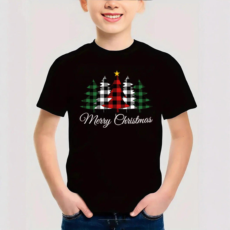 T-shirt de Noël pour Garçon( plusieurs motifs)