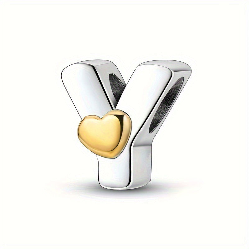 Pendentifs Lettres A-Z – Cuivre Plaqué Argent