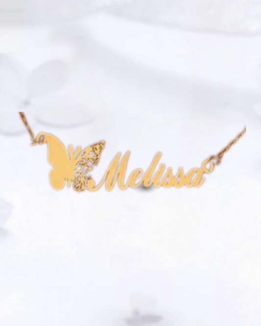 Collier Personnalisé avec Nom – Acier Inoxydable Doré ou Argenté ✨