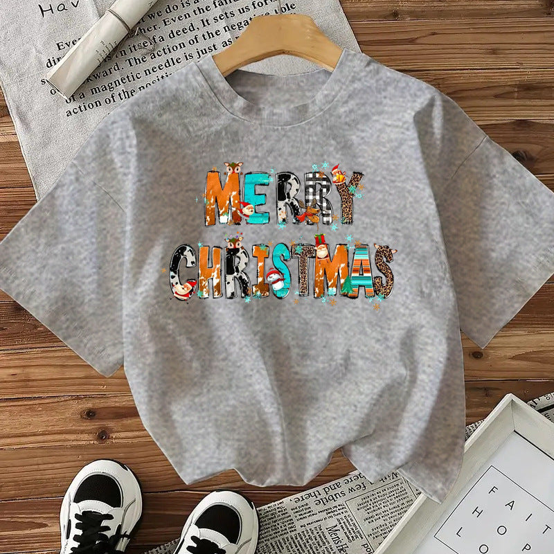 T-shirt Merry Christmas pour femme