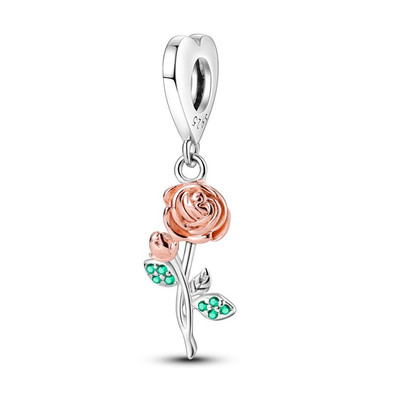 Chaine de sécurité & Charms Fleurs