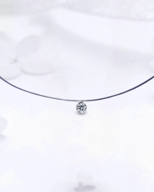 Collier Moissanite 1 Carat – Brillance Pure & Argent 925