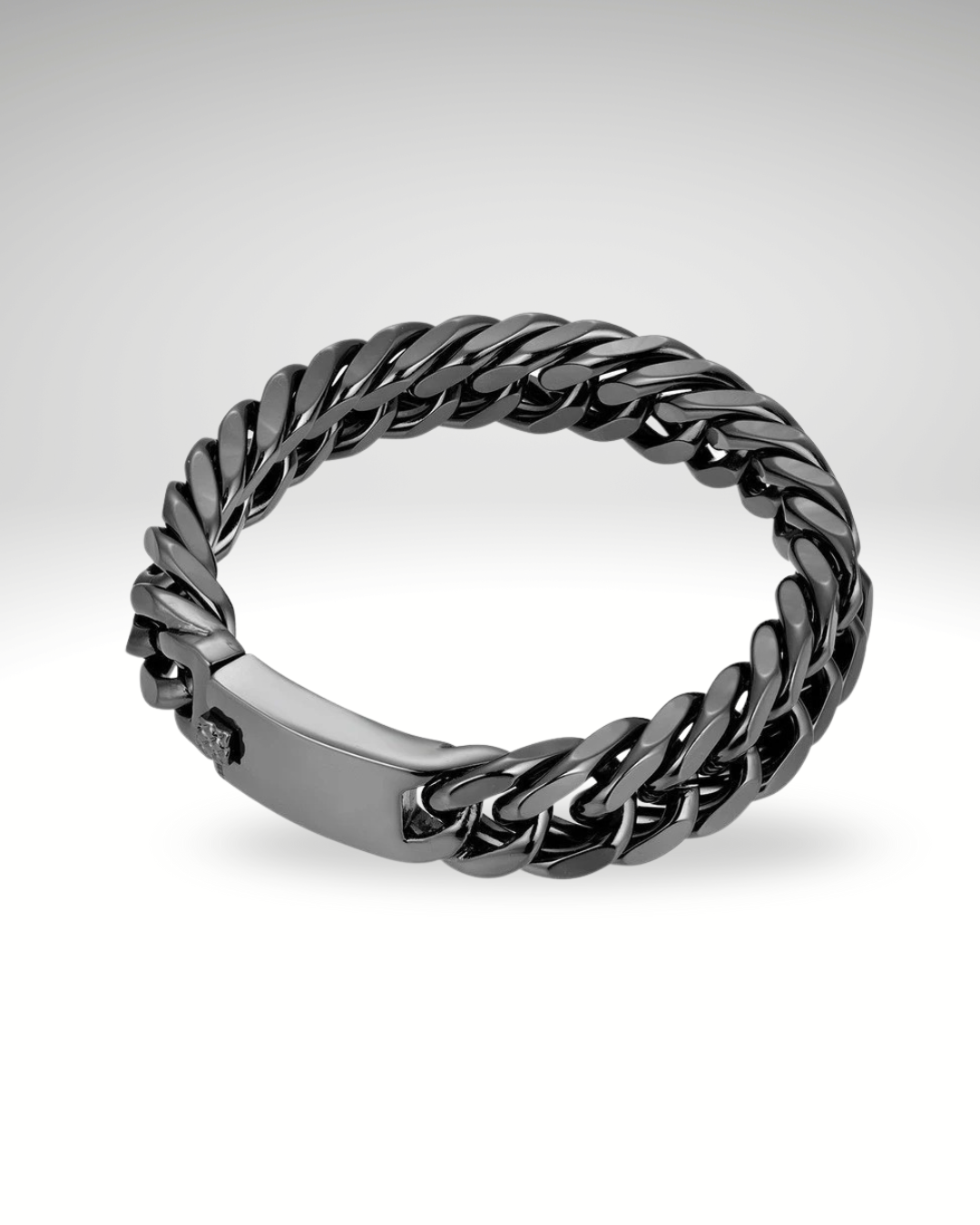 Bracelet Homme – Plaqué Or 18K & Double Boucle