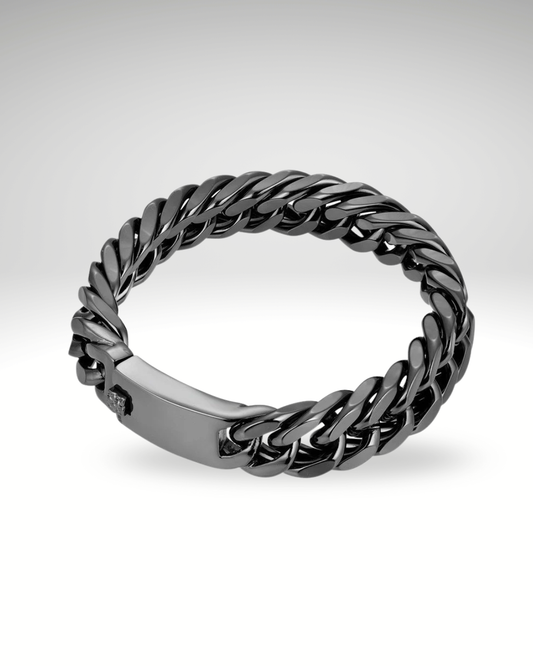 Bracelet Homme – Plaqué Or 18K & Double Boucle