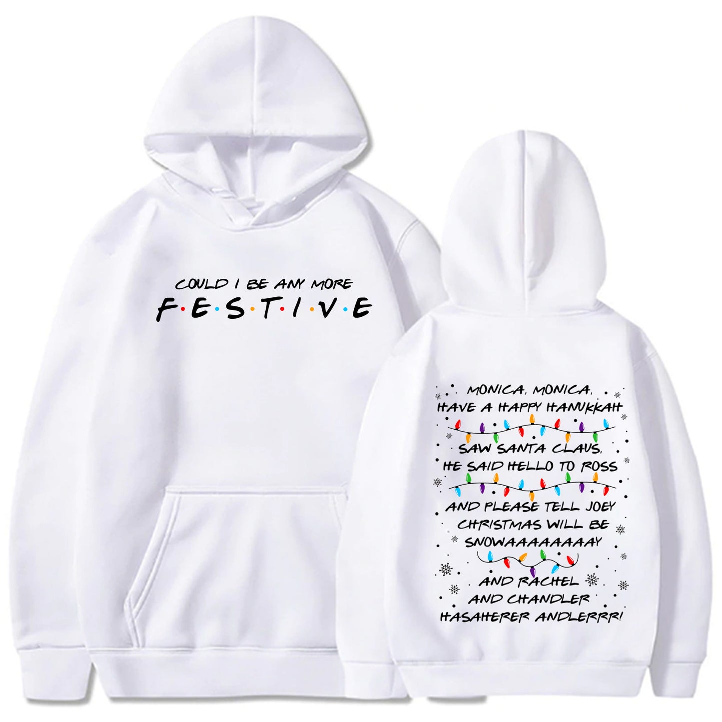 Sweat à Capuche la série " Friends" (plusieurs Couleurs)