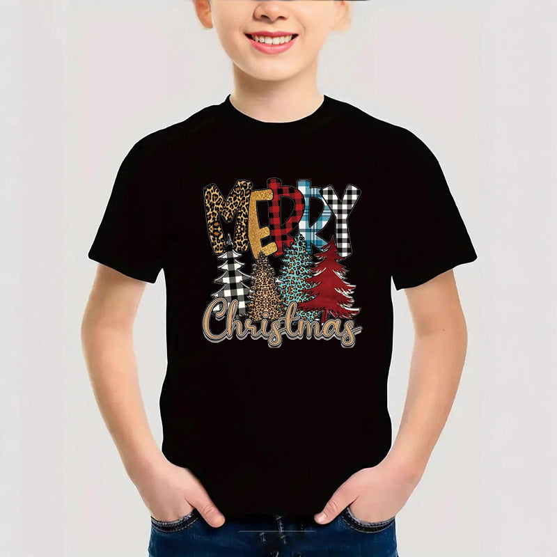 T-shirt de Noël pour Garçon( plusieurs motifs)
