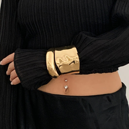 Bracelet Doré Chic – Acier Inoxydable Poli