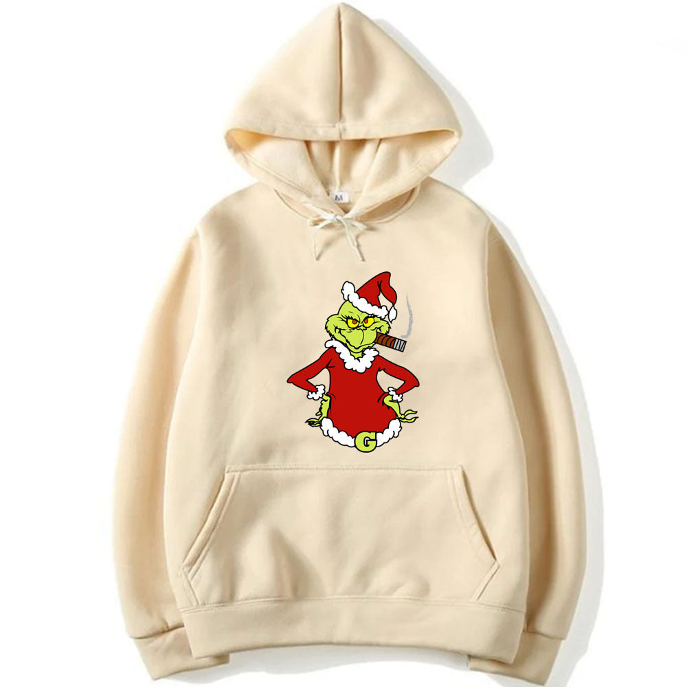 Sweat à Capuche “Grinch Joyeux Noël” (plusieurs Couleurs)