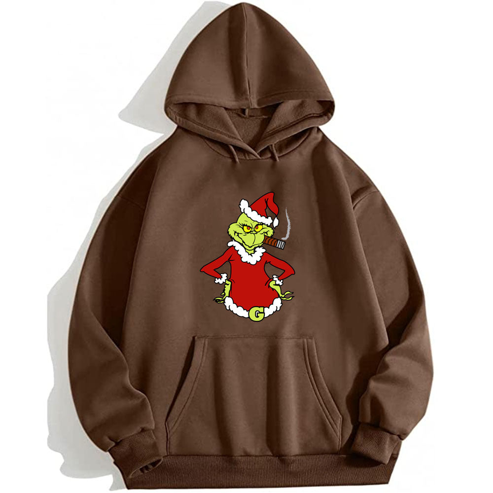 Sweat à Capuche “Grinch Joyeux Noël” (plusieurs Couleurs)