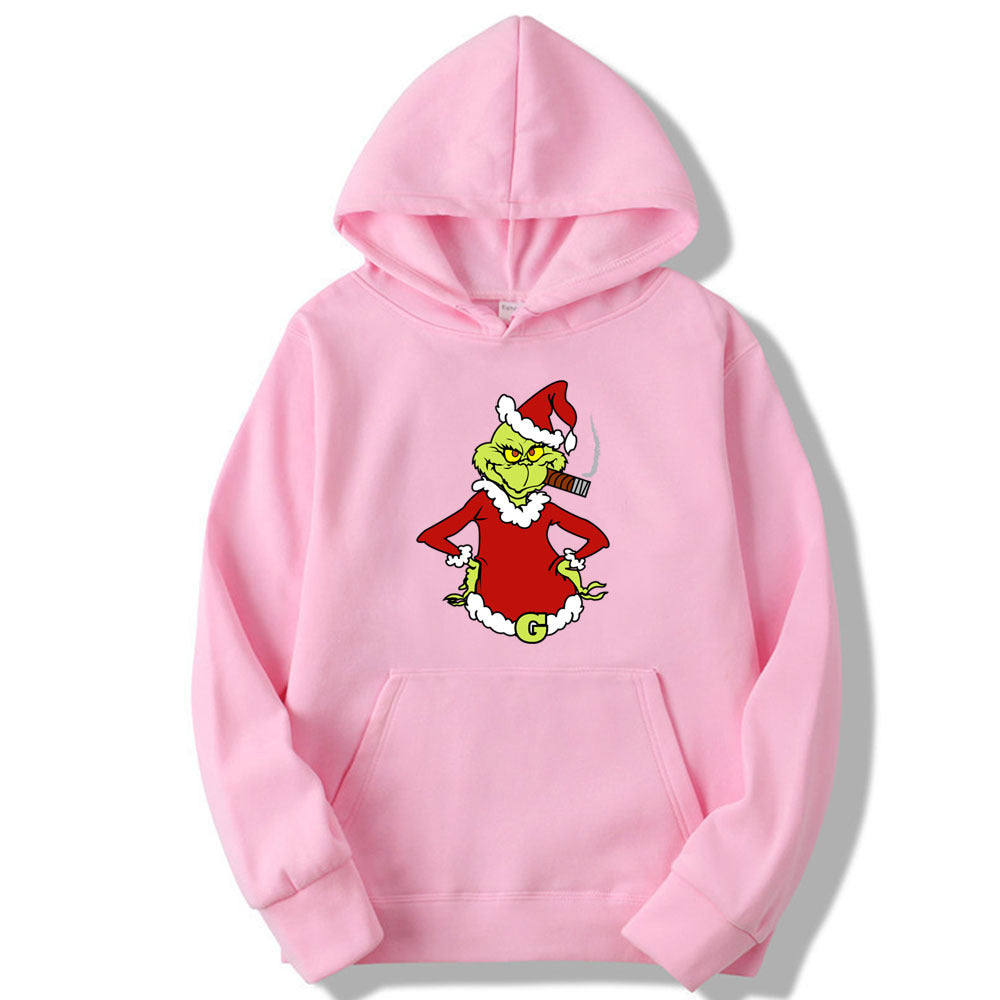 Sweat à Capuche “Grinch Joyeux Noël” (plusieurs Couleurs)