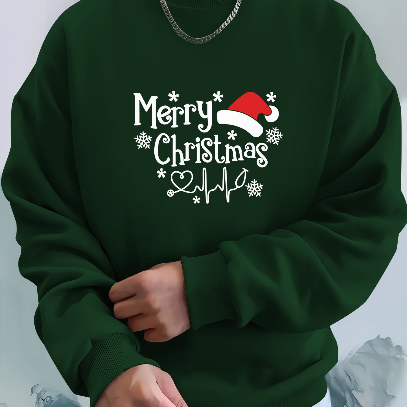 Sweat de Noël Douillet « Merry Christmas 2024 » – Coupe Ample & Détente