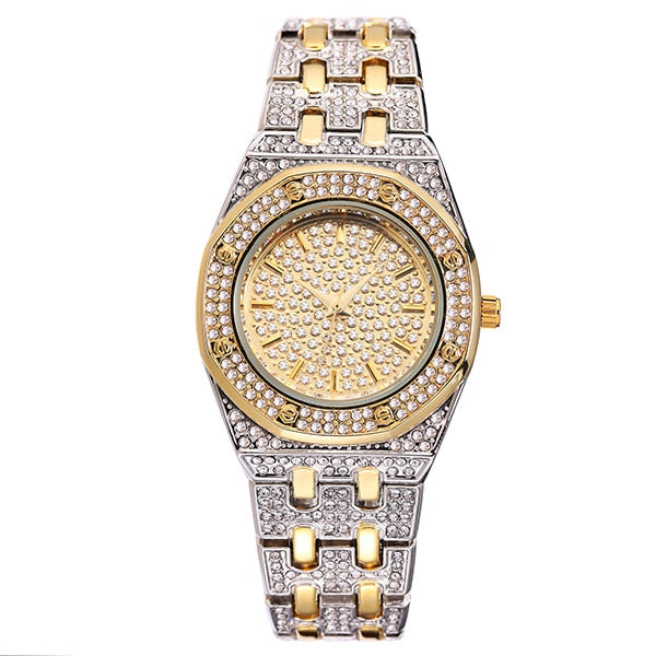 Montre Femme MISSFOX Full Strass – Cadran Inoxydable & Détails Cristal