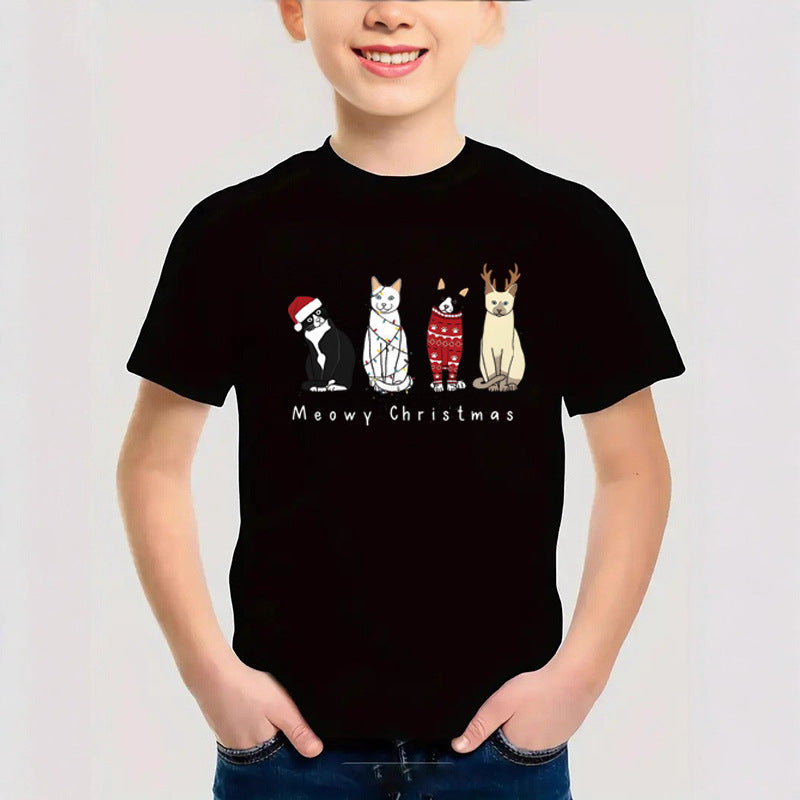 T-shirt de Noël pour Garçon( plusieurs motifs)