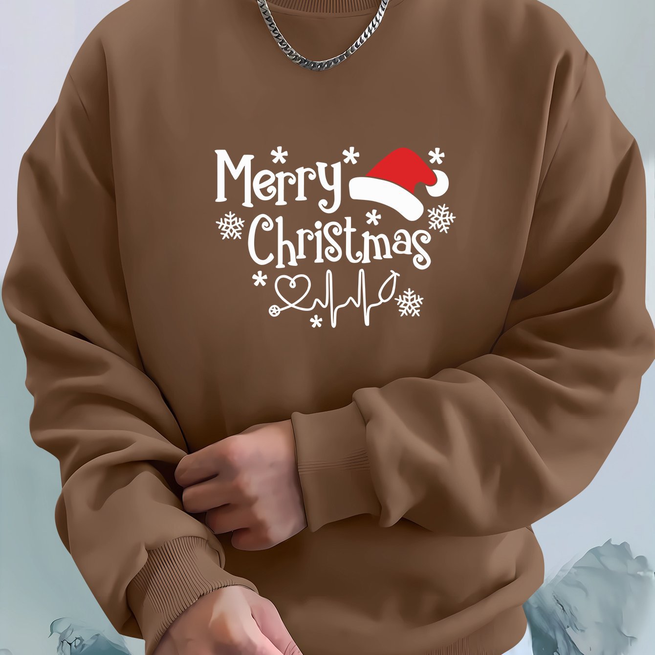 Sweat de Noël Douillet « Merry Christmas 2024 » – Coupe Ample & Détente