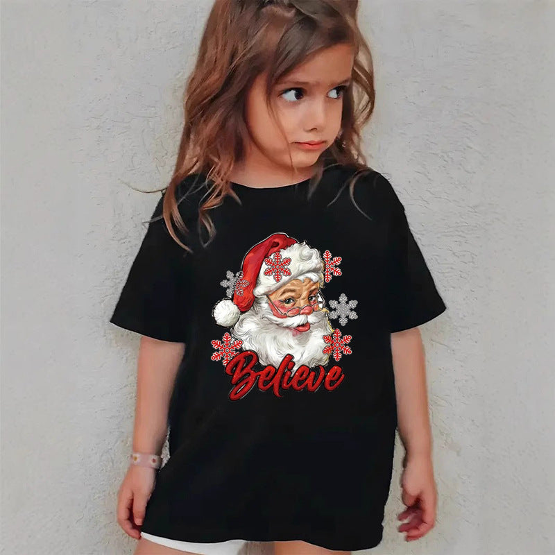 T-shirt de Noël pour Fille ( plusieurs motifs)